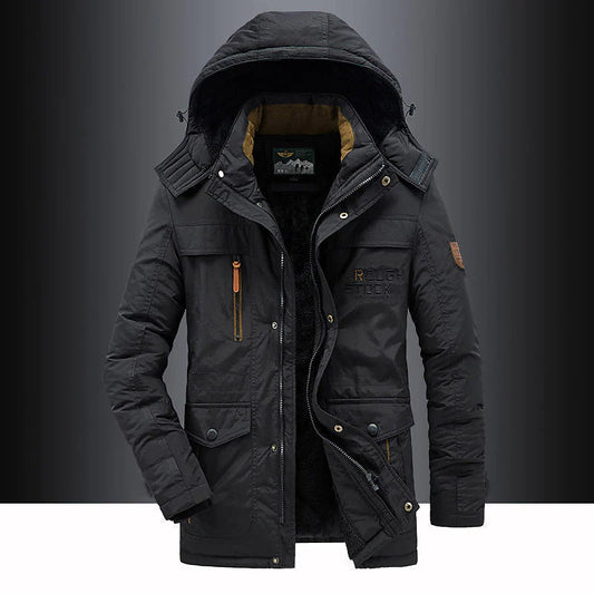 Winter Parka - Warme, mit Fleece gefütterte Winterjacke mit Kapuze für Männer-HauteBerlin