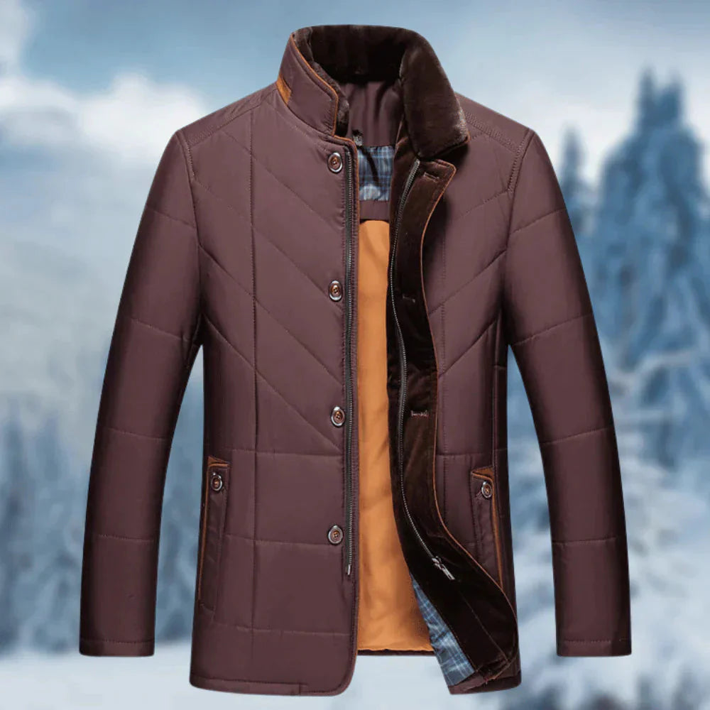Winterjacke | Gefüttert | Reißverschluss | Daunenjacke | Herrenjacke-HauteBerlin