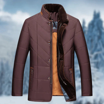 Winterjacke | Gefüttert | Reißverschluss | Daunenjacke | Herrenjacke-HauteBerlin