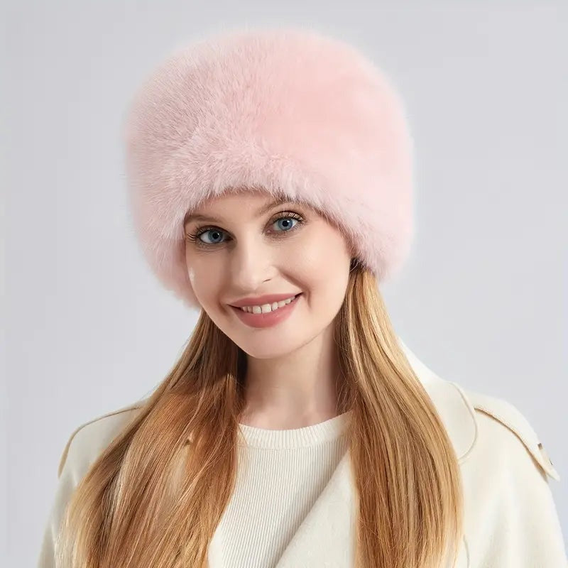 Wintermütze Damen Kunstfell | Flauschig | Warm Gefüttert | Einheitsgröße-HauteBerlin