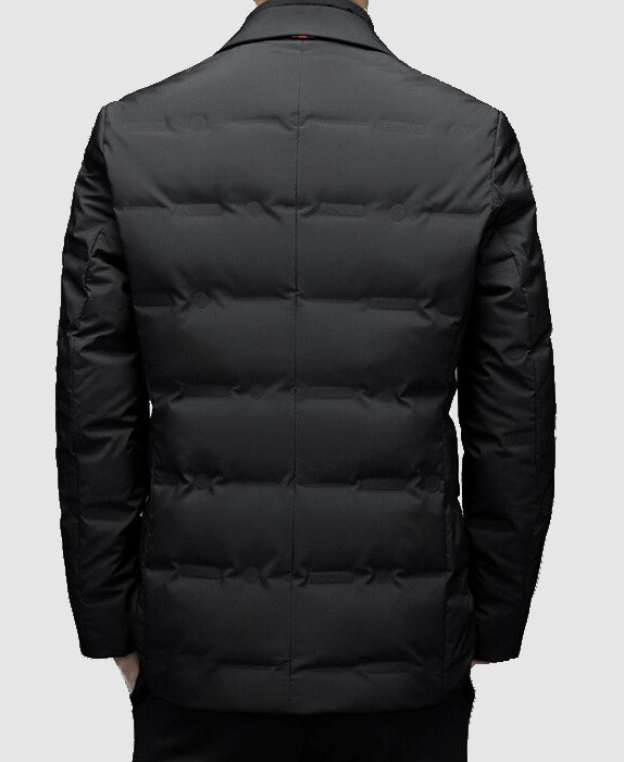 Winterparka-Gefütterte Winterjacke mit Reißverschluss für Herren-HauteBerlin