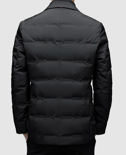 Winterparka-Gefütterte Winterjacke mit Reißverschluss für Herren-HauteBerlin