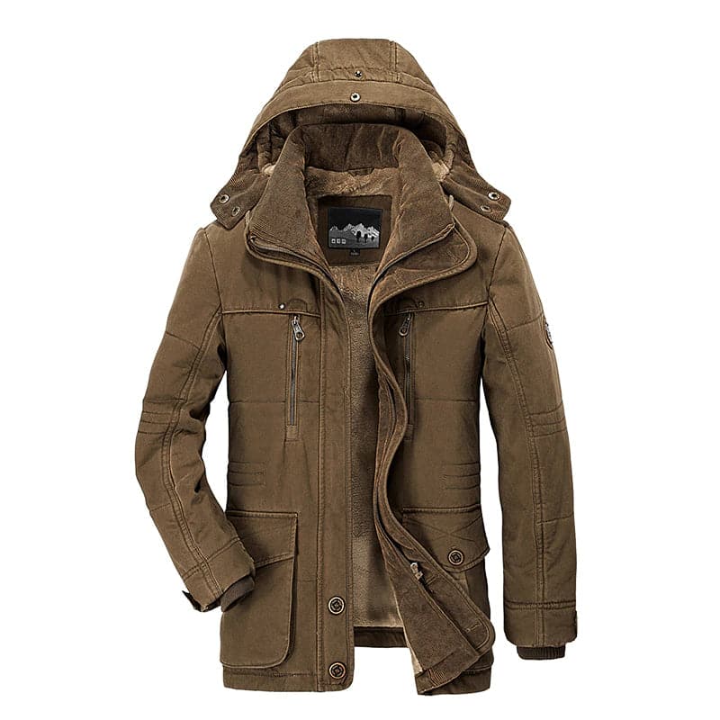 Winterparka | Kapuze | Fleece gefüttert | Schneejacke | Winterjacken für Männer-HauteBerlin