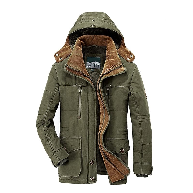 Winterparka | Kapuze | Fleece gefüttert | Schneejacke | Winterjacken für Männer-HauteBerlin