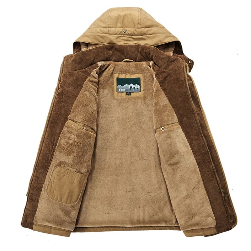 Winterparka | Kapuze | Fleece gefüttert | Schneejacke | Winterjacken für Männer-HauteBerlin
