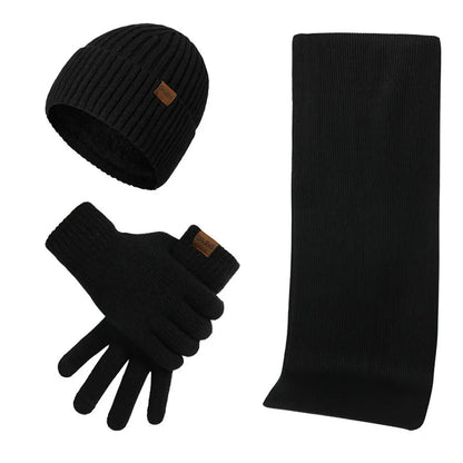 Winterset Herren | Mütze Schal Handschuhe | Strick-HauteBerlin