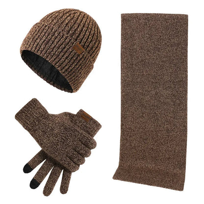 Winterset Herren | Mütze Schal Handschuhe | Strick-HauteBerlin