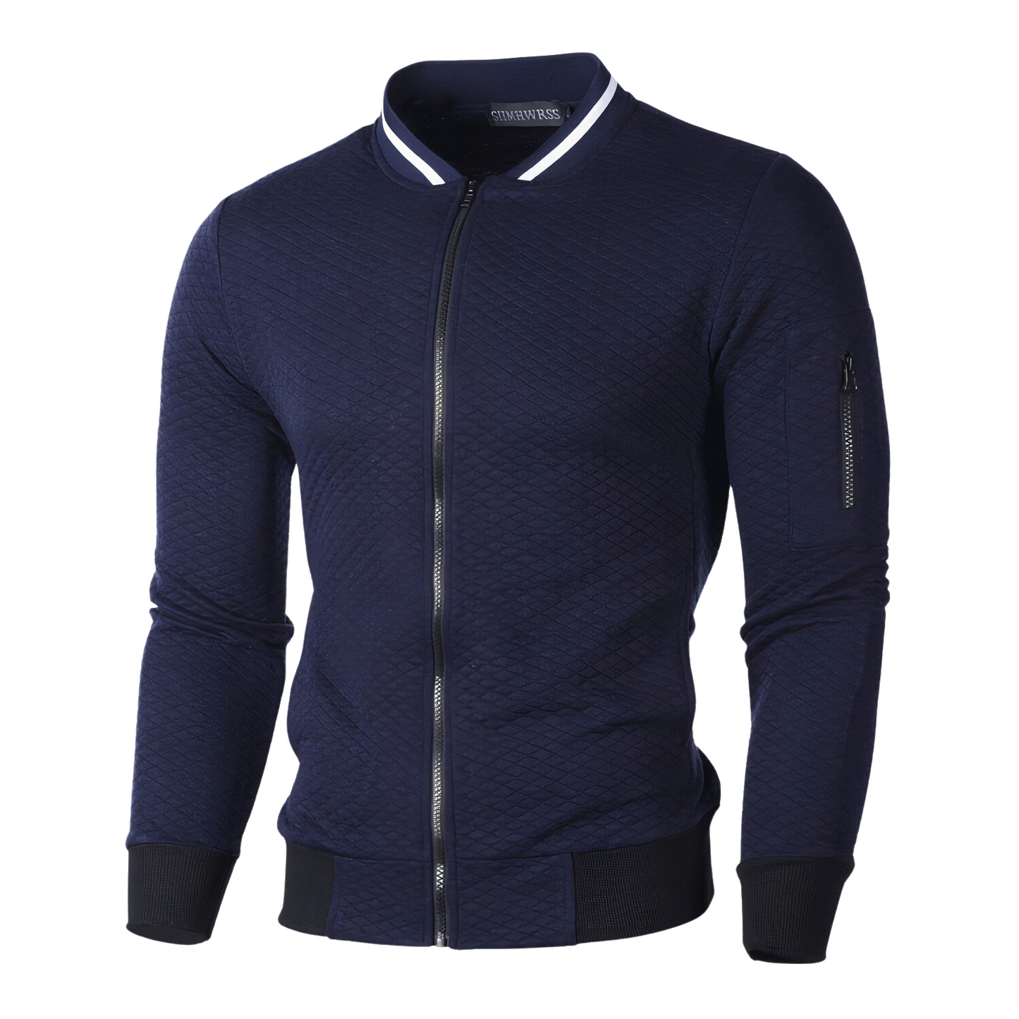 Zip Cardigan - Herren Pullover mit langen Ärmeln und schlanker Passform-HauteBerlin
