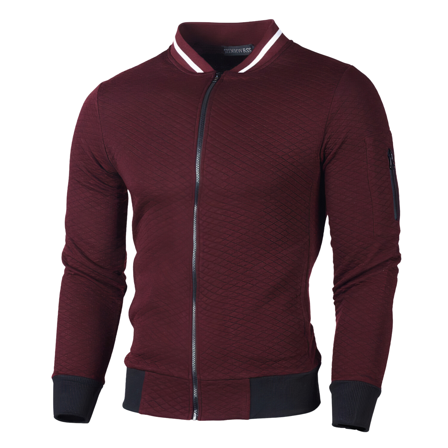 Zip Cardigan - Herren Pullover mit langen Ärmeln und schlanker Passform-HauteBerlin