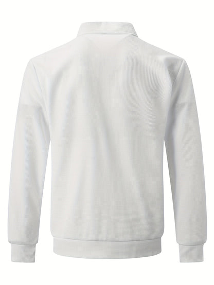 Zip Cardigan – Herren-Sweatshirtjacke mit Umlegekragen und durchgehendem Reißverschluss-HauteBerlin