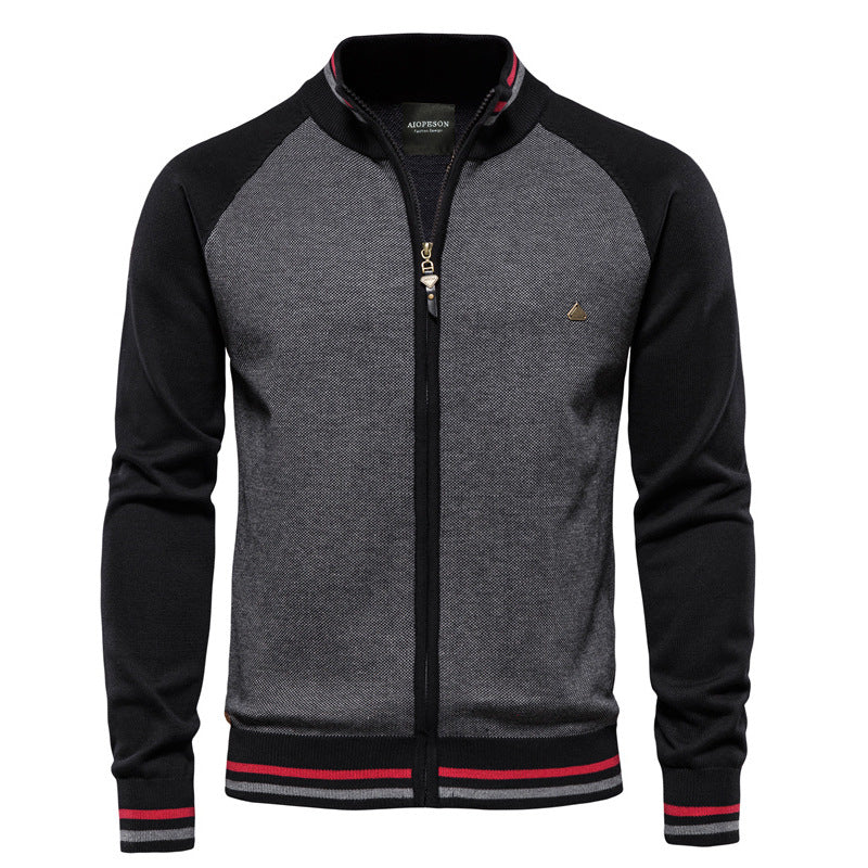 Zip-Up Cardigan – Leichter Strickcardigan für Männer-HauteBerlin