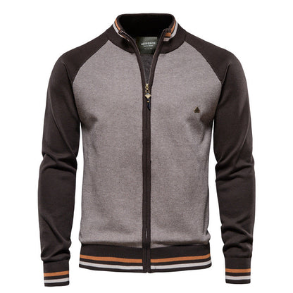 Zip-Up Cardigan – Leichter Strickcardigan für Männer-HauteBerlin