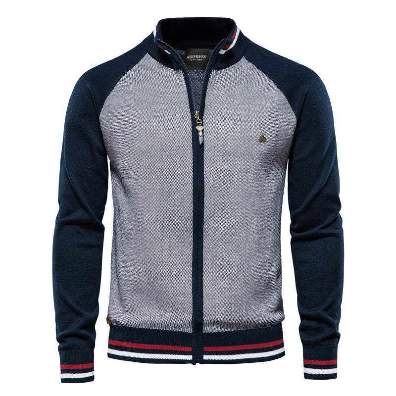 Zip-Up Cardigan – Leichter Strickcardigan für Männer-HauteBerlin