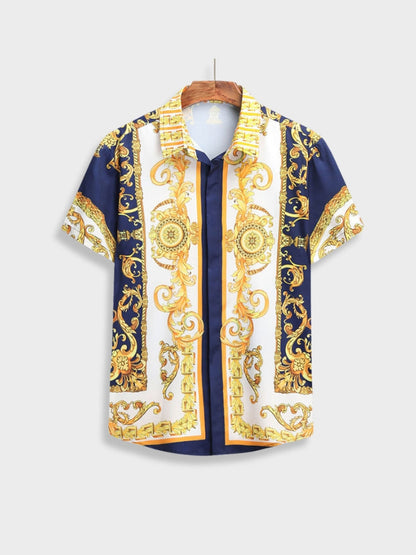 Zweiteiler Set | Kurzarm | Zum Zuknöpfen | Set | Sommerkleidung für Herren-HauteBerlin