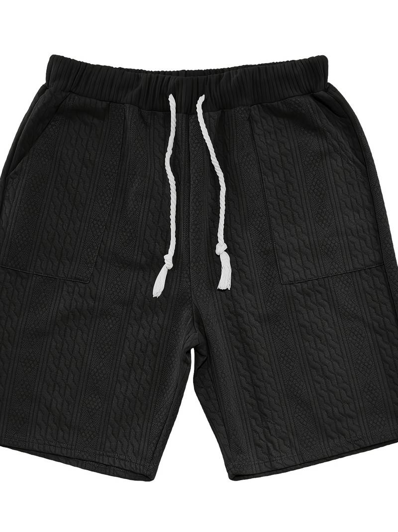 Zweiteiliges Set | Gestrickt | Kurzarm | Co-Ord Sets Männer | Herren Kurzsets-HauteBerlin