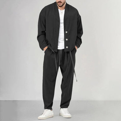 Zweiteiliges Set – Overshirt und Jogginghose für Männer-HauteBerlin