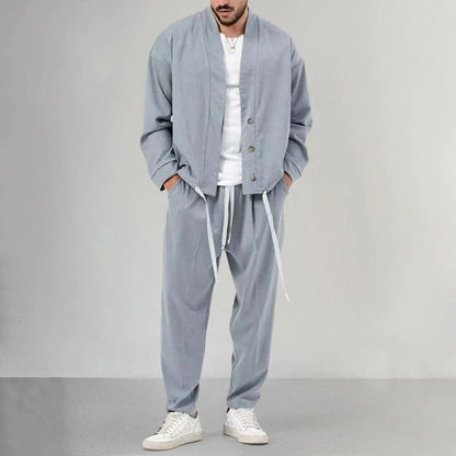 Zweiteiliges Set – Overshirt und Jogginghose für Männer-HauteBerlin