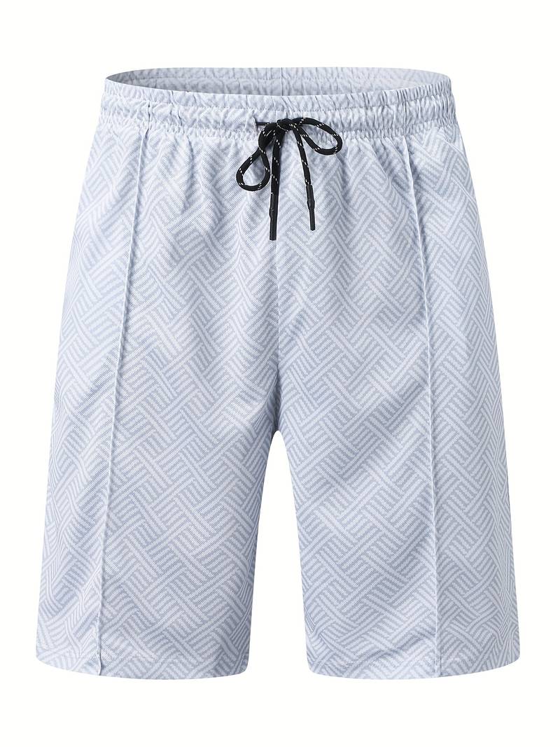 Zweiteiliges Set - Sommer - Kurzarm - Shorts - Herrenbekleidung-HauteBerlin