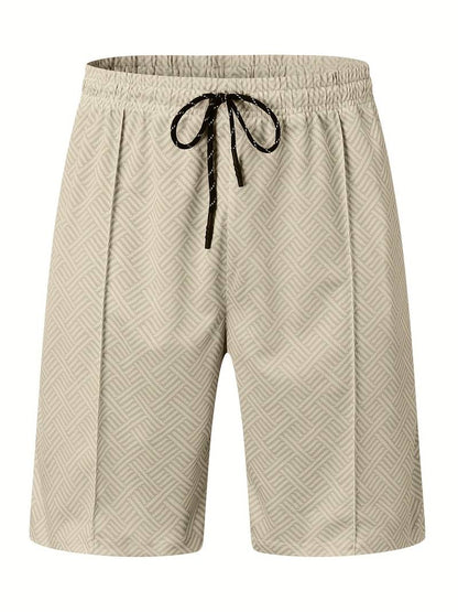 Zweiteiliges Set - Sommer - Kurzarm - Shorts - Herrenbekleidung-HauteBerlin