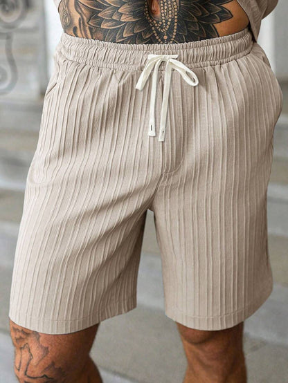 Sommer Set Herren | Kurzarmhemd | Shorts-HauteBerlin