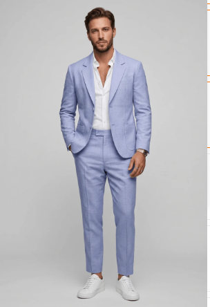 Anzug Herren | Slim Fit | Zweiteilig | Reverskragen-HauteBerlin