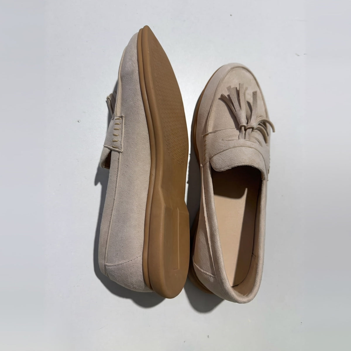 Loafer Herren – Tassel-Slipper in Wildleder-Optik-HauteBerlin
