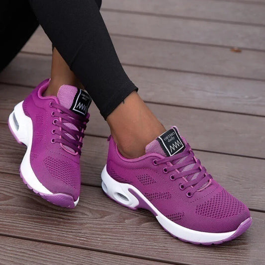 Sneaker Damen | Fußgewölbestütze | Luftpolstersohle | Atmungsaktiv-HauteBerlin