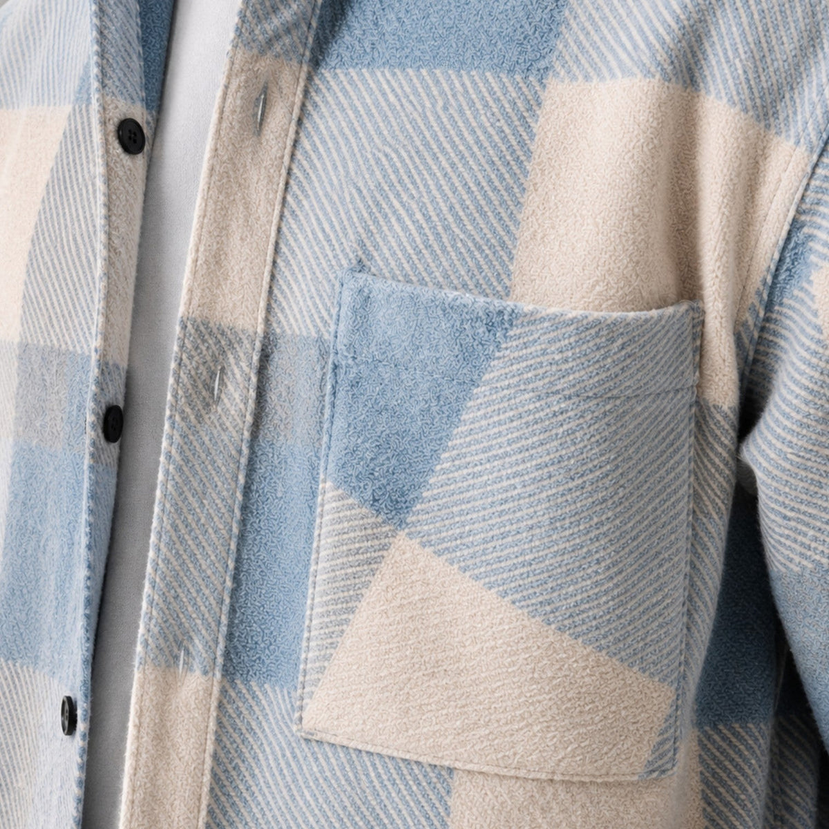Überhemd | Plaid | Button-Up | Hemdjacke | Herrenbekleidung-HauteBerlin