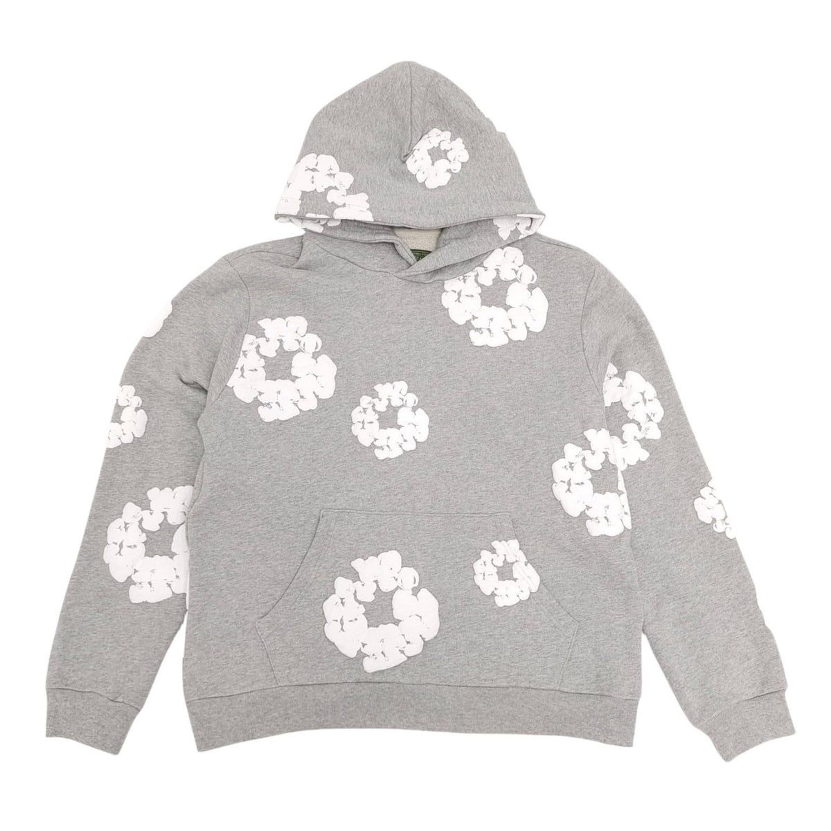 Streetwear Hoodie – Pullover mit Blumen-Print und Kängurutasche-HauteBerlin